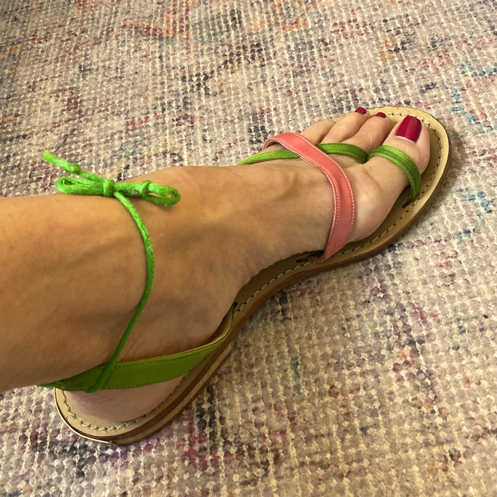 Custom made, hand stitched in Italy, sandals